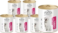 Mokra karma dla psów - Mokra karma 4Vets Natural dla psa z indykiem puszka 12 x 800 g - miniaturka - grafika 1