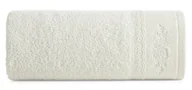 Ręczniki - Ręcznik Sisi 70x140 kremowy zdobiony bordiurą frotte 500 g/m2 - miniaturka - grafika 1