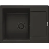 Zlewozmywaki - Zlewozmywak fragranitowy FRANKE Maris MRG 611-62 Czarny mat 114.0693.534 - miniaturka - grafika 1