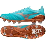 Piłka nożna - Buty Mizuno Morelia Neo Iii Elite Sg M P1GC239125 niebieskie - miniaturka - grafika 1