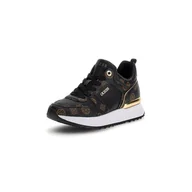 Sneakersy damskie - Damskie Sneakersy GUESS KADDY FL8DDYFAL12-BROCR – Czarny - miniaturka - grafika 1