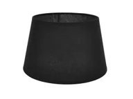 Oprawy, klosze i abażury - Czarny abażur stożek, na żarówkę E27 - miniaturka - grafika 1