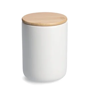 Ceramiczny słoik z wieczkiem, na produkty sypkie, 1200 ml - Pojemniki kuchenne - miniaturka - grafika 1