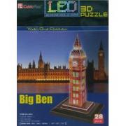 Puzzle - Cubicfun PUZZLE 3D Zegar Big Ben światło DA-20501 - miniaturka - grafika 1