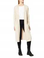 Swetry damskie - ONLY BRĄZOWY SWETER NARZUTKA DAMSKI WIĄZANY M SPQ - miniaturka - grafika 1