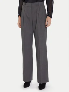 Tommy Hilfiger Spodnie materiałowe WW0WW48358 Szary Relaxed Fit - Spodnie damskie - miniaturka - grafika 1