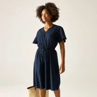 Sukienki - Regatta Sukienka damska Elona Niebieski, Cotton, Rozmiar: 46 - miniaturka - grafika 1