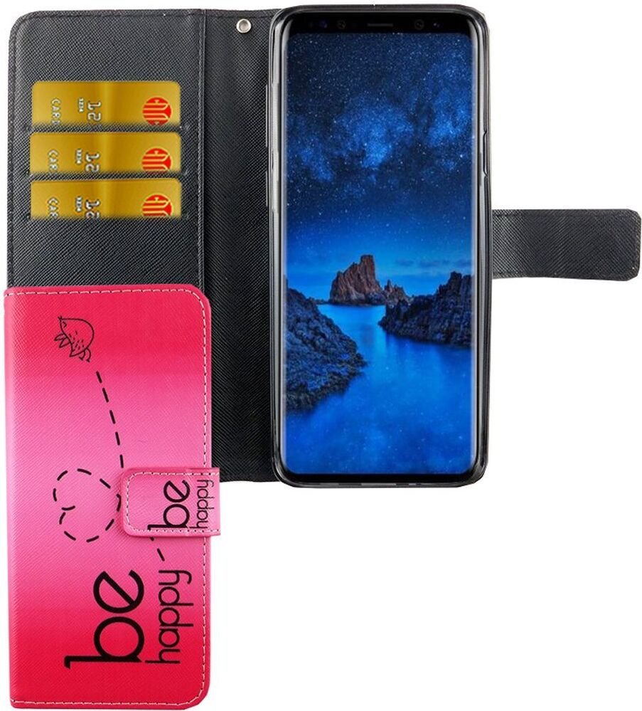 Etui na telefon komórkowy Etui na telefon komórkowy Samsung Galaxy S9+ Plus Be Happy Pink