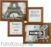 Ramki na zdjęcia - Ramka Icar Galeria Multi Brown (galeria na 4 zdjęcia) - miniaturka - grafika 1