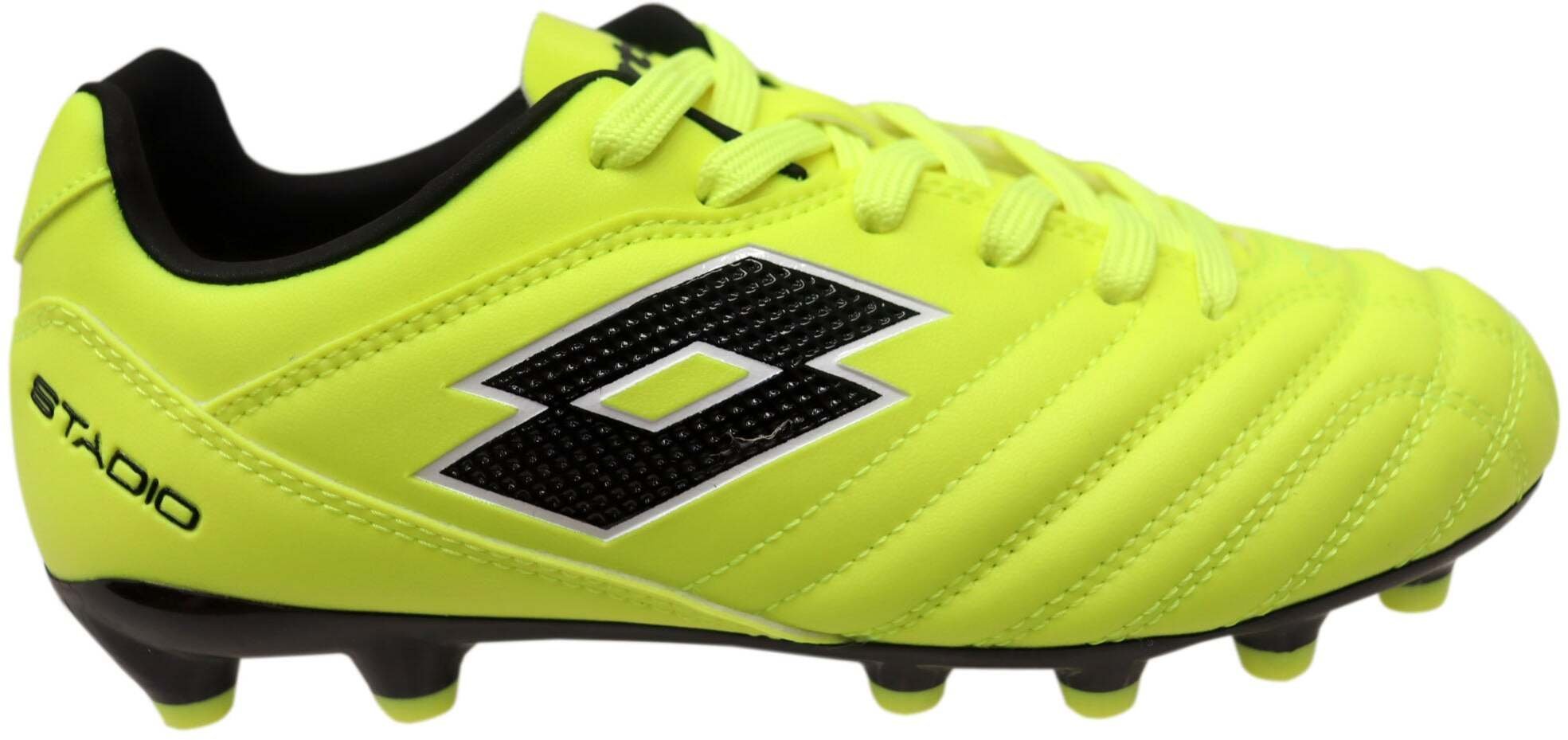 Lotto BUTY Stadio 705 FG Junior Safety Yellow/All Black 36.0