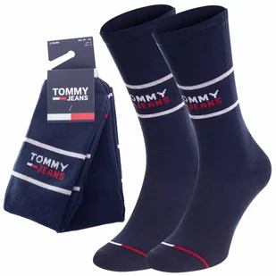 Tommy Hilfiger Skarpety Skarpetki 2P Navy 701218704 002 39-42 - Skarpetki męskie - miniaturka - grafika 1