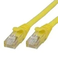 Patchcordy - MicroConnect RJ-45/RJ-45 kat.6 Żółty 3m UTP603YBOOTED - miniaturka - grafika 1