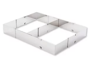 Opaska do ciasta TRAGAR, srebrna, 1 szt. - Formy do ciast - miniaturka - grafika 1