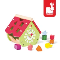 Sortery dla dzieci - Janod, sorter Domek - miniaturka - grafika 1