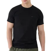 Koszulki męskie - Koszulka męska 4F WSS25TTSHM200320S - czarna - miniaturka - grafika 1