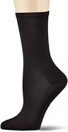 Skarpetki damskie - KUNERT Damskie skarpety z bawełny Finest, czarny (Black 0070), 39/42 EU - miniaturka - grafika 1