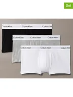 Majtki męskie - CALVIN KLEIN UNDERWEAR Bokserki (3 pary) w kolorze białym, czarnym i szarym - miniaturka - grafika 1