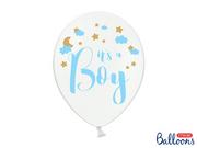 Baby shower i roczek - Baby shower Party Deco Balon pastelowy na Chłopca 30 cm 6 szt SB14P-232-008-6 - miniaturka - grafika 1