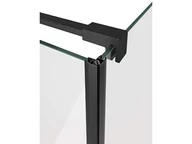 Kabiny prysznicowe - Ravak Cool! Kabina prysznicowa prostokątna 80x80x195 cm drzwi uchylne profile czarne szkło transparentne GPX2240145 - miniaturka - grafika 1