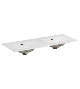 SKY120D/DP-8099 umywalka meblowa podwójna  misa - cabinet basin/ double sink 121 x 46cm/ double pack - Meble łazienkowe - miniaturka - grafika 1