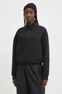 Bluzy damskie - Superdry bluza damska kolor czarny gładka W2012170A-02A - miniaturka - grafika 1