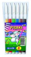 Flamastry - Kamet Zestaw flamastrów 6szt KM1010 - miniaturka - grafika 1