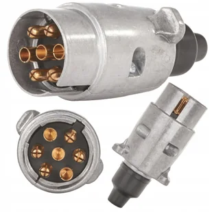 Wtyk do Gniazda Wtyczka Do Przyczepki Przyczepy 7-PIN 12V - Akcesoria motoryzacyjne - miniaturka - grafika 1