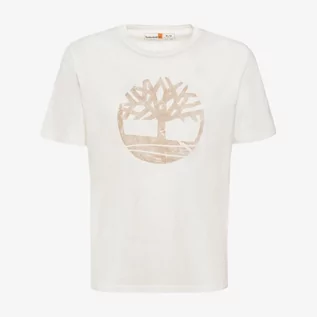 Koszulki męskie - TIMBERLAND T-SHIRT GARMENT DYE LOGO GRAPHIC TEE - Timberland - grafika 1