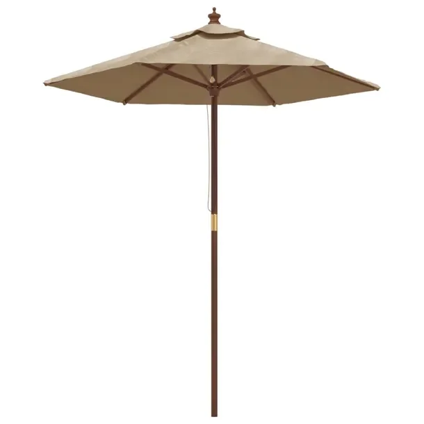 Parasol ogrodowy 196x231 cm, taupe