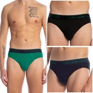 Majtki męskie - SLIPY męskie Lama majtki BAWEŁNIANE 3 PARY - XXL - miniaturka - grafika 1