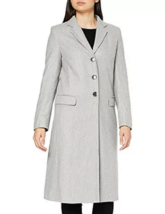 Helene Berman Damski płaszcz wełniany College Coat, szary, S - Płaszcze damskie - miniaturka - grafika 1