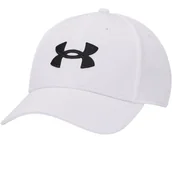 Czapki damskie - Czapka z daszkiem męska Under Armour Blitzing biała 1376700 100-S/M - miniaturka - grafika 1