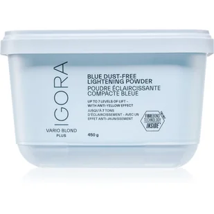 Schwarzkopf Professional Igora Vario Blond Plus Blue Dust-Free Lightening Powder Farba do włosów 450 g - Farby do włosów i szampony koloryzujące - miniaturka - grafika 1