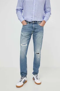 Pepe Jeans jeansy męskie kolor niebieski - Spodnie męskie - miniaturka - grafika 1