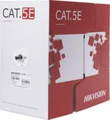 Kable miedziane - Hikvision Hikvision Kabelis ryšio Hik-vision UTP 5E LAUKO PE izol. Fca kl. Gysla-0.50mm, ritė 305m DS-1LN5EO-UU/E - miniaturka - grafika 1