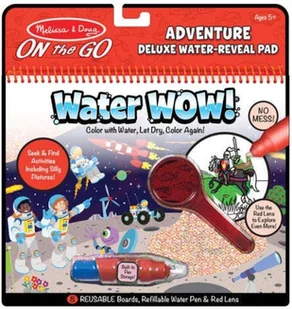 Melissa&Doug Kolorowanka wodna Water wow Deluxe Przygody - - Zabawki kreatywne - miniaturka - grafika 2