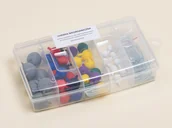 Mały naukowiec - Zestaw atomów do modelowania cząsteczek "CHEMIA NIEORGANICZNA" szkoła podstawowa, 100 elementów - miniaturka - grafika 1