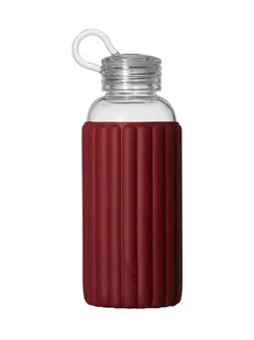 Bidon CASALL Sthlm Glass Bottle 0,5L czerwony - Shakery i bidony sportowe - miniaturka - grafika 1