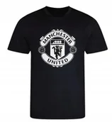 Koszulki męskie - KOSZULKA Z NADRUKIEM MĘSKA ŚMIESZNA T-SHIRT MANCHESTER UNITED r. L - miniaturka - grafika 1