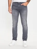 Spodnie męskie - Pepe Jeans Jeansy PM206323UG4 Szary Skinny Fit - miniaturka - grafika 1