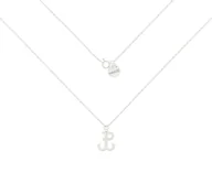 Naszyjniki - Srebrny naszyjnik ze znakiem Polska Walcząca 45 cm - miniaturka - grafika 1