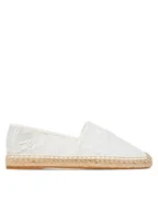 Espadryle damskie - KARL LAGERFELD Espadryle Kamini KL80121A Biały - miniaturka - grafika 1