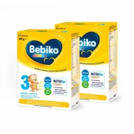 Mleko modyfikowane - Bebiko Junior 3 Odżywcza formuła na bazie mleka dla dzieci powyżej 1. roku życia Zestaw 2 x 600 g - miniaturka - grafika 1