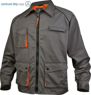 DELTAPLUS M2VES BLUZA MACH 2 Z POLIESTRU (65%) I BAWEŁNY (35%), 245 g/m  (SZAROPOMARAŃCZOWY) - Odzież robocza - miniaturka - grafika 1