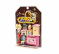 Figurki dla dzieci - FIGURKA KOTEK ZESTAW DO ZABAWY MEBLE - miniaturka - grafika 1