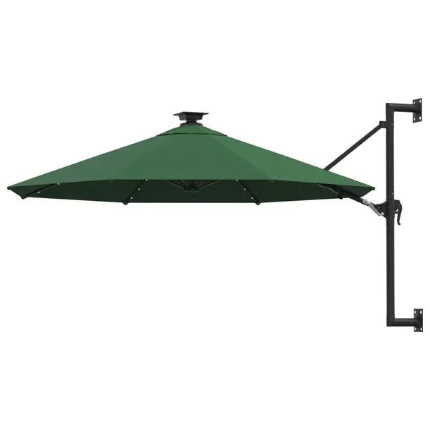 Parasol ścienny UV 300x131 cm, zielony