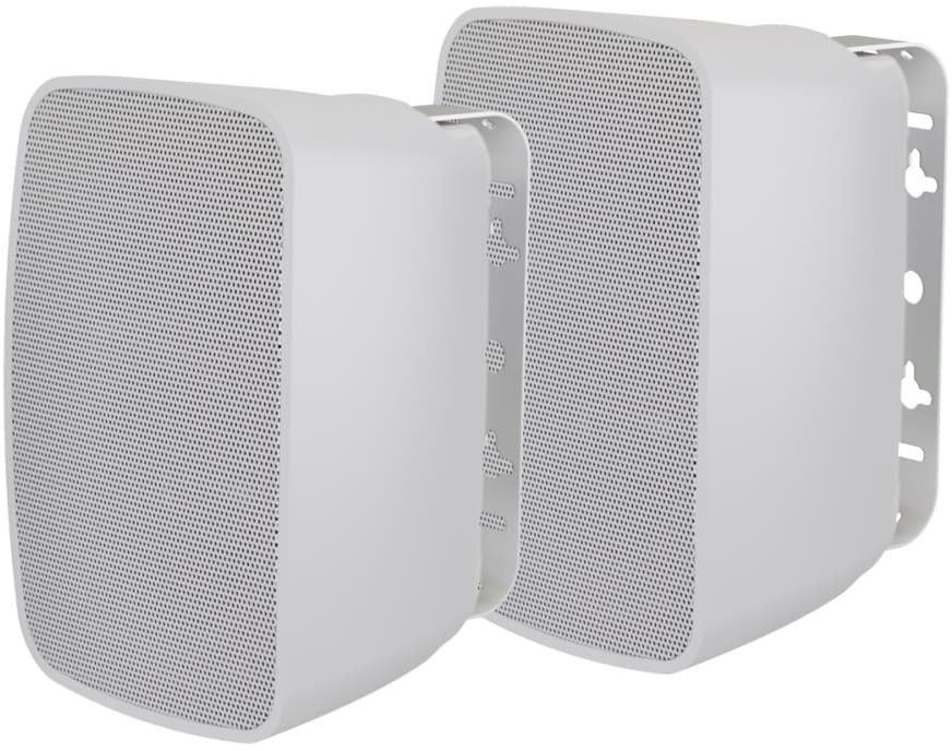 Vision Paar Wandlautsprecher - 50 Watt Belastbarkeit - C-Halterungen enthalten - weiss
