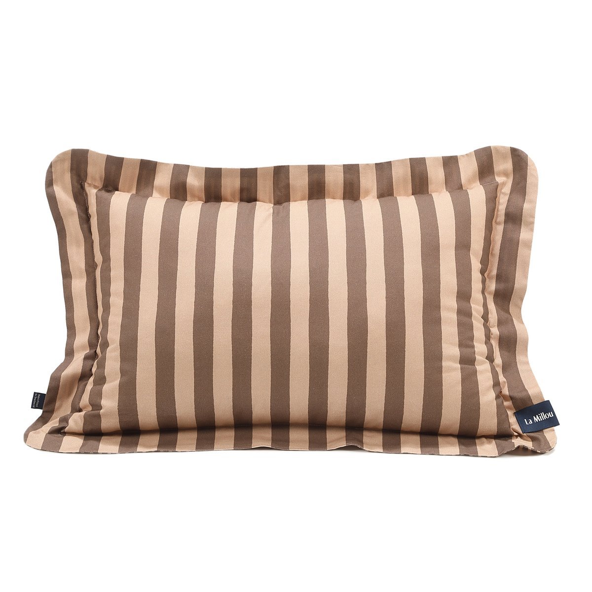 La Millou - Poduszka do spania Bawełna STRIPES BROWN