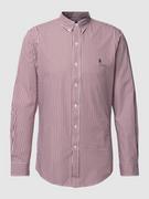 Koszule męskie - Koszula casualowa o kroju slim fit z kołnierzykiem typu button down - miniaturka - grafika 1