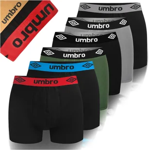 Umbro Bokserki Męskie Bawełniane Zestaw 6 sztuk BM572 Rozmiar XXL - Majtki męskie - miniaturka - grafika 1
